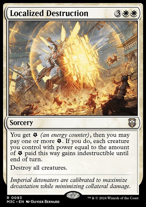 Localized Destruction, Modern Horizons 3 Commander #93, Magic: The Gathering card