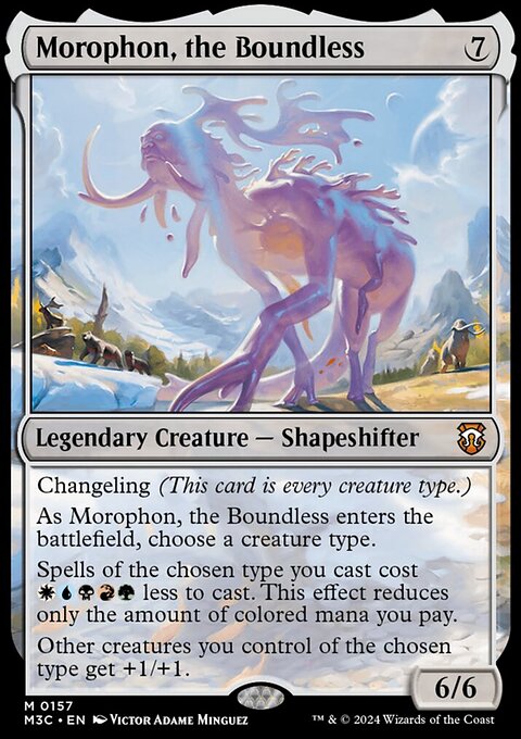 Morophon, the Boundless, Modern Horizons 3 Commander #157, Magic: The Gathering card