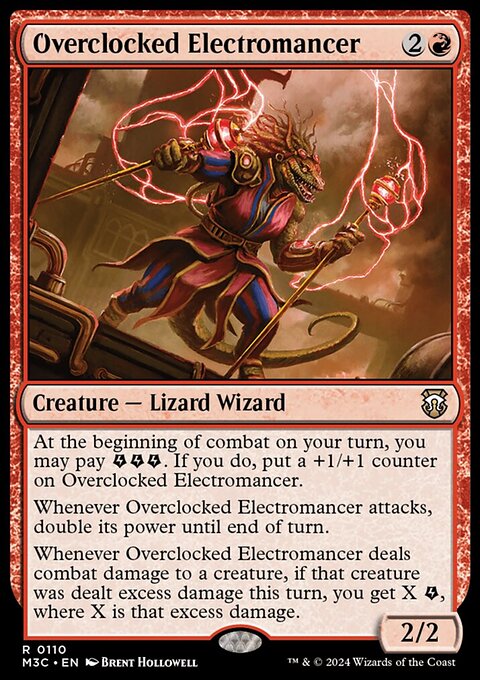 Overclocked Electromancer, Modern Horizons 3 Commander #110, Magic: The Gathering card
