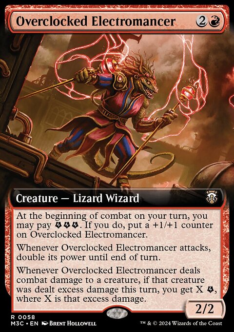 Overclocked Electromancer, Modern Horizons 3 Commander #58, Magic: The Gathering card
