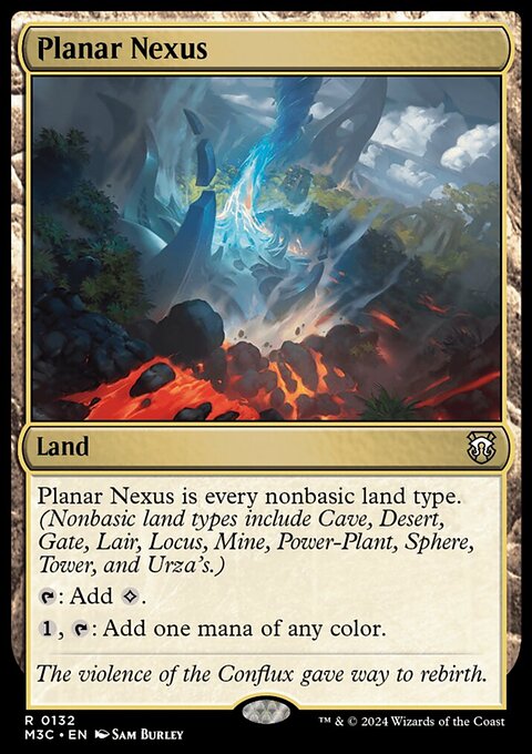 Planar Nexus, Modern Horizons 3 Commander #132, Magic: The Gathering card