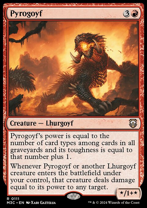Pyrogoyf, Modern Horizons 3 Commander #111, Magic: The Gathering card