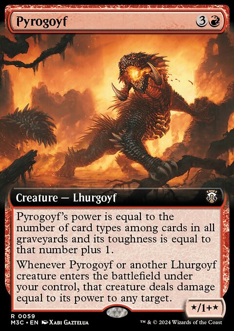 Pyrogoyf, Modern Horizons 3 Commander #59, Magic: The Gathering card