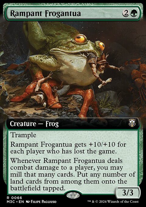 Rampant Frogantua, Modern Horizons 3 Commander #66, Magic: The Gathering card
