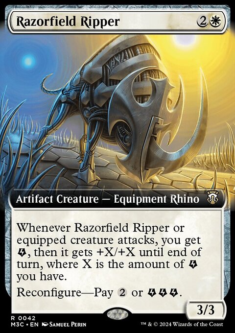 Razorfield Ripper, Modern Horizons 3 Commander #42, Magic: The Gathering card