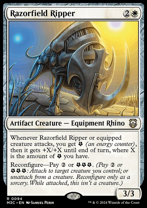 Razorfield Ripper, Modern Horizons 3 Commander #94, Magic: The Gathering card