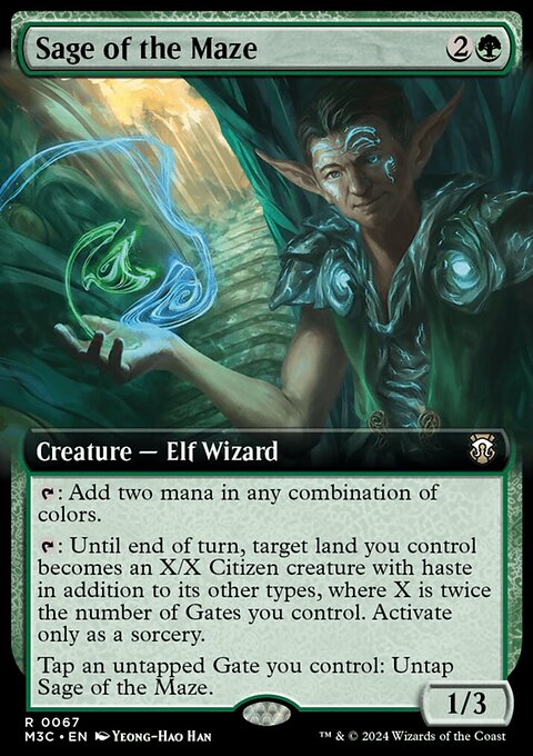 Sage of the Maze, Modern Horizons 3 Commander #67, Magic: The Gathering card