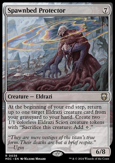 Spawnbed Protector, Modern Horizons 3 Commander #36, Magic: The Gathering card