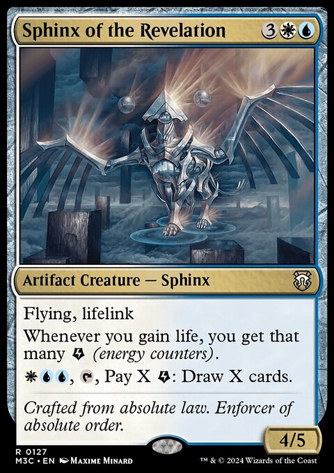 Sphinx of the Revelation, Modern Horizons 3 Commander #127, Magic: The Gathering card