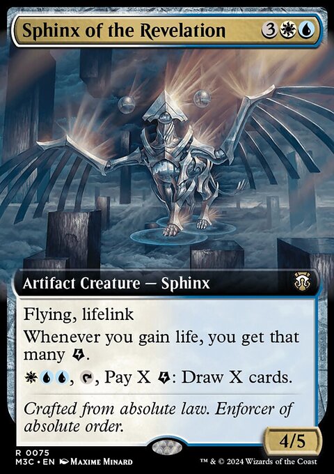 Sphinx of the Revelation, Modern Horizons 3 Commander #75, Magic: The Gathering card