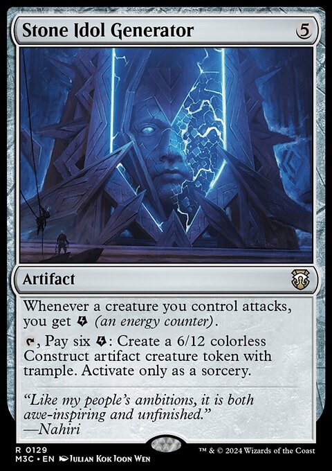 Stone Idol Generator, Modern Horizons 3 Commander #129, Magic: The Gathering card