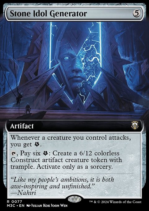 Stone Idol Generator, Modern Horizons 3 Commander #77, Magic: The Gathering card