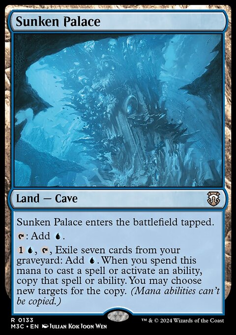 Sunken Palace, Modern Horizons 3 Commander #133, Magic: The Gathering card