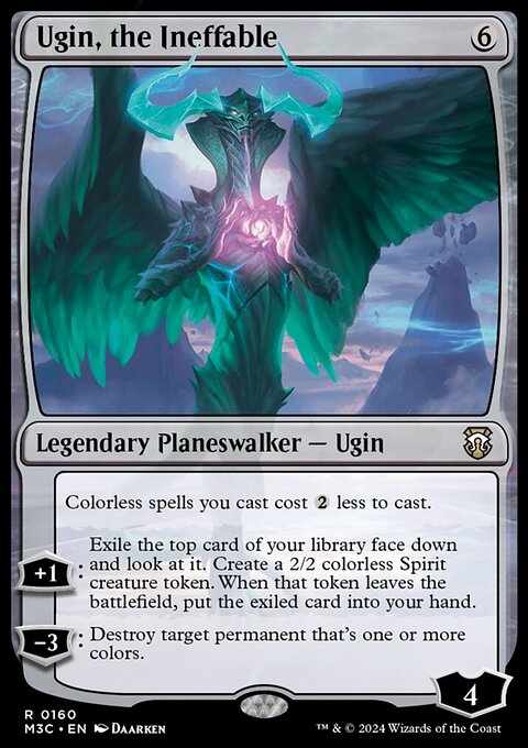 Ugin, the Ineffable, Modern Horizons 3 Commander #160, Magic: The Gathering card