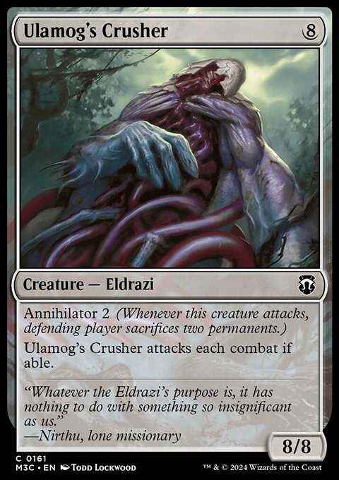 Ulamog's Crusher, Modern Horizons 3 Commander #161, Magic: The Gathering card