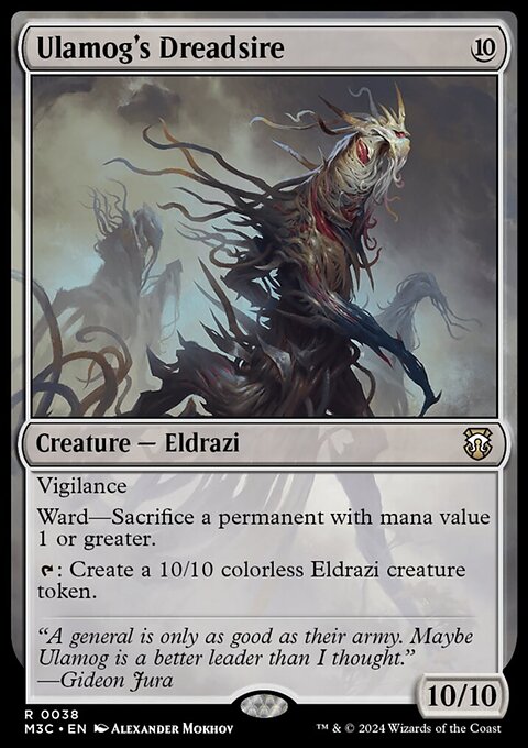 Ulamog's Dreadsire, Modern Horizons 3 Commander #38, Magic: The Gathering card