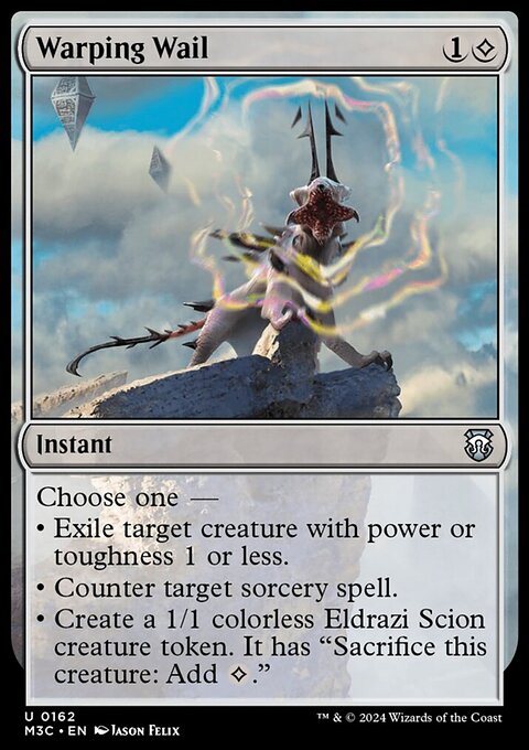 Warping Wail, Modern Horizons 3 Commander #162, Magic: The Gathering card