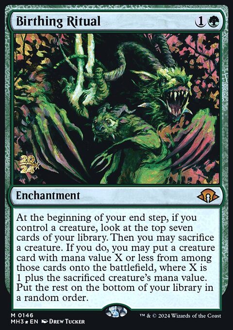 Birthing Ritual, Modern Horizons 3 Promos #146s, Magic: The Gathering card