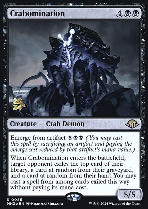 Crabomination, Modern Horizons 3 Promos #85s, Magic: The Gathering card