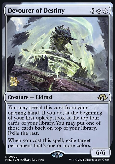 Devourer of Destiny, Modern Horizons 3 Promos #2s, Magic: The Gathering card