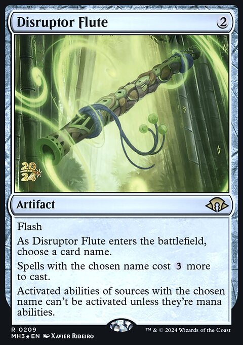 Disruptor Flute, Modern Horizons 3 Promos #209s, Magic: The Gathering card