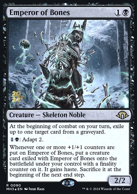 Emperor of Bones, Modern Horizons 3 Promos #90s, Magic: The Gathering card