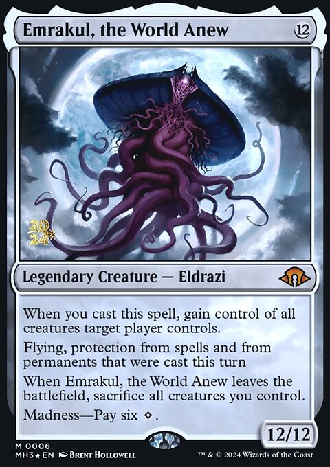 Emrakul, the World Anew, Modern Horizons 3 Promos #6s, Magic: The Gathering card