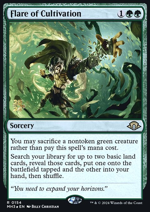 Flare of Cultivation, Modern Horizons 3 Promos #154s, Magic: The Gathering card