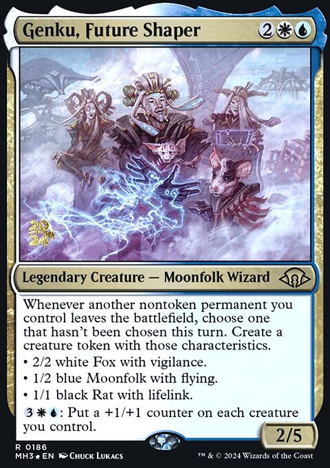 Genku, Future Shaper, Modern Horizons 3 Promos #186s, Magic: The Gathering card