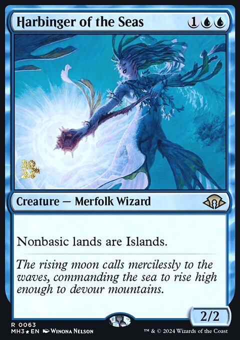 Harbinger of the Seas, Modern Horizons 3 Promos #63s, Magic: The Gathering card