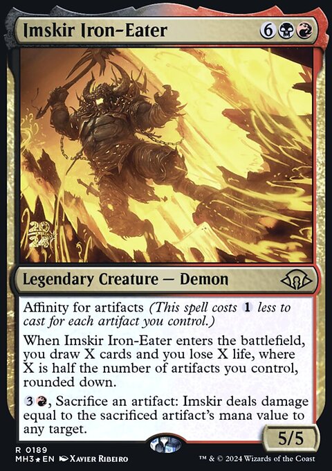 Imskir Iron-Eater, Modern Horizons 3 Promos #189s, Magic: The Gathering card