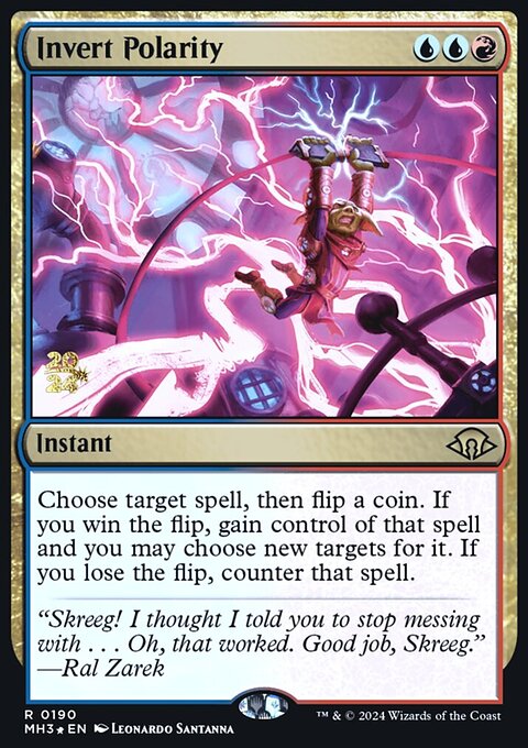 Invert Polarity, Modern Horizons 3 Promos #190s, Magic: The Gathering card