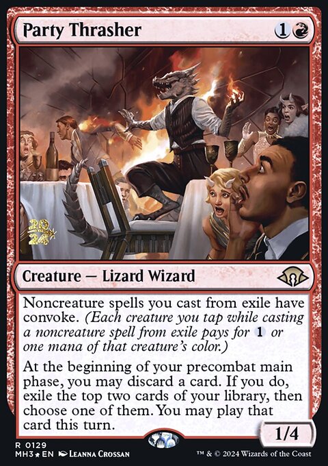 Party Thrasher, Modern Horizons 3 Promos #129s, Magic: The Gathering card