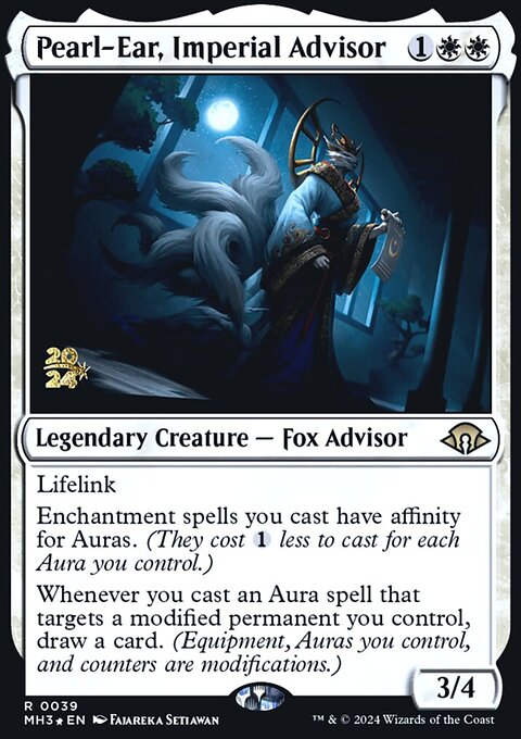 Pearl-Ear, Imperial Advisor, Modern Horizons 3 Promos #39s, Magic: The Gathering card