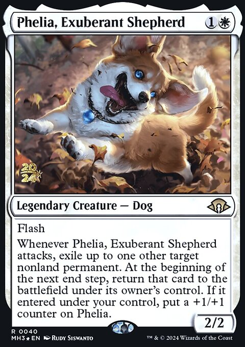 Phelia, Exuberant Shepherd, Modern Horizons 3 Promos #40s, Magic: The Gathering card