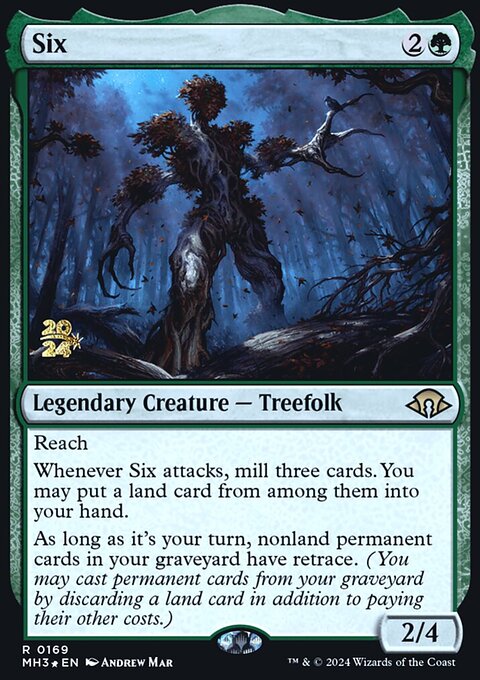 Six, Modern Horizons 3 Promos #169s, Magic: The Gathering card