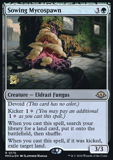 Sowing Mycospawn, Modern Horizons 3 Promos #170s, Magic: The Gathering card