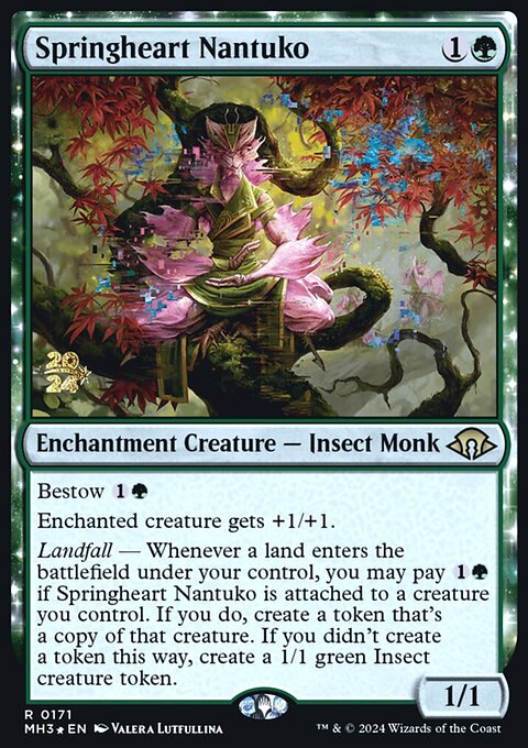Springheart Nantuko, Modern Horizons 3 Promos #171s, Magic: The Gathering card
