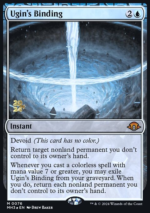 Ugin's Binding, Modern Horizons 3 Promos #76s, Magic: The Gathering card