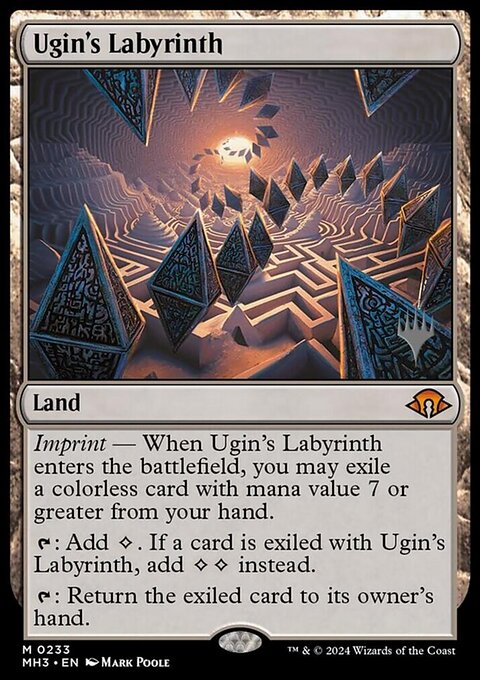 Ugin's Labyrinth, Modern Horizons 3 Promos #233p, Magic: The Gathering card