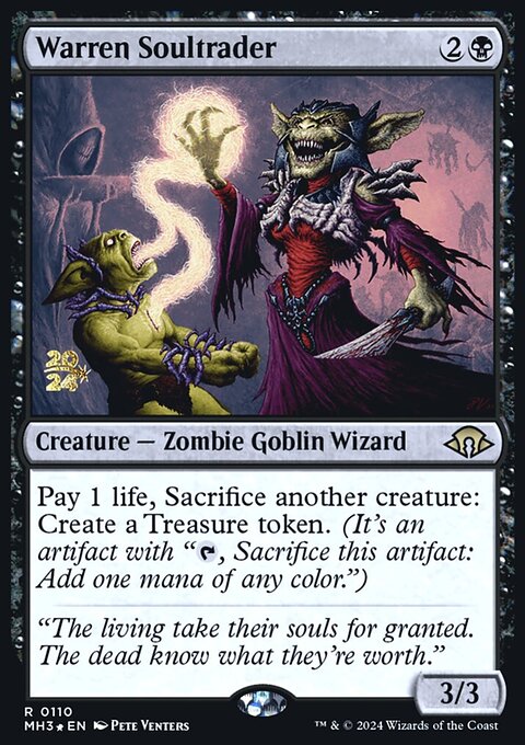 Warren Soultrader, Modern Horizons 3 Promos #110s, Magic: The Gathering card