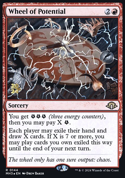 Wheel of Potential, Modern Horizons 3 Promos #144s, Magic: The Gathering card