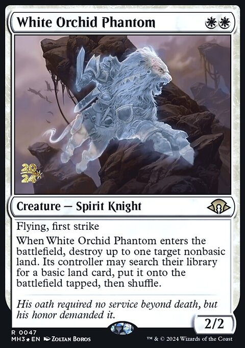 White Orchid Phantom, Modern Horizons 3 Promos #47s, Magic: The Gathering card