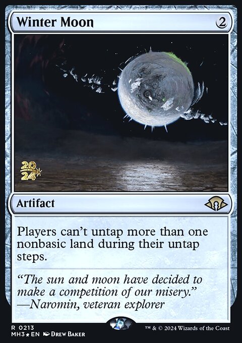 Winter Moon, Modern Horizons 3 Promos #213s, Magic: The Gathering card