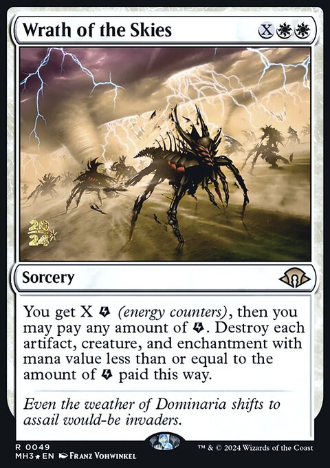 Wrath of the Skies, Modern Horizons 3 Promos #49s, Magic: The Gathering card