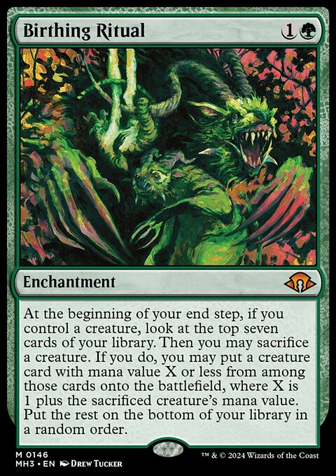 Birthing Ritual, Modern Horizons 3 #146, Magic: The Gathering card