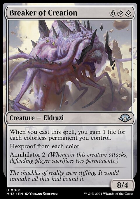 Breaker of Creation, Modern Horizons 3 #1, Magic: The Gathering card