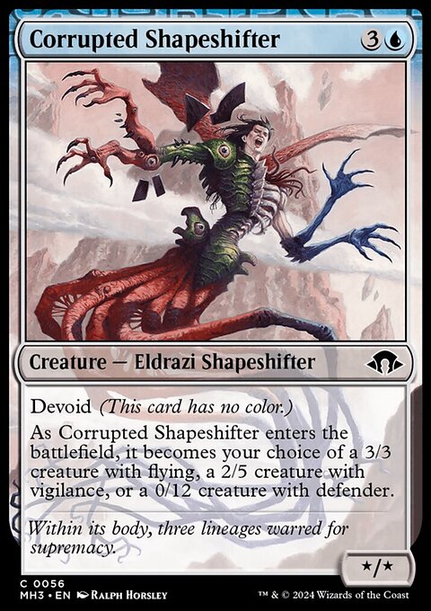 Corrupted Shapeshifter, Modern Horizons 3 #56, Magic: The Gathering card