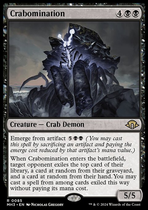 Crabomination, Modern Horizons 3 #85, Magic: The Gathering card