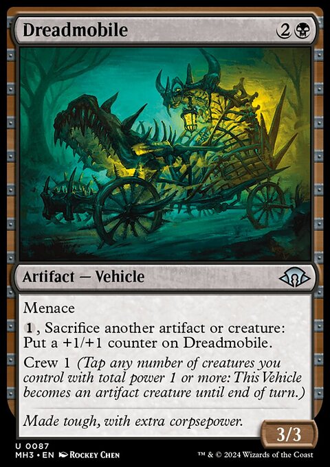 Dreadmobile, Modern Horizons 3 #87, Magic: The Gathering card